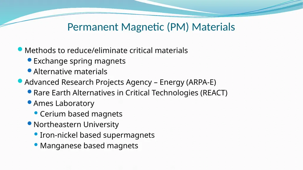 Increased Energy Efficiency of Permanent Magnet - slide 12 of 14