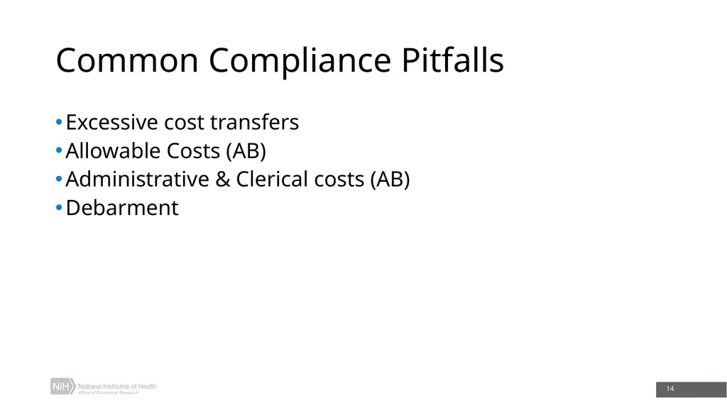 Common Compliance Pitfalls and Strategies for - slide 14 of 31