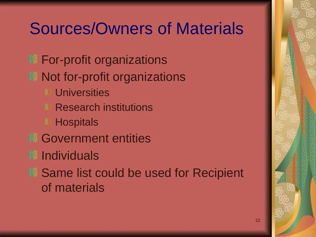 1 Yours? Mine? Ours? Research Collaborations and - slide 22 of 50