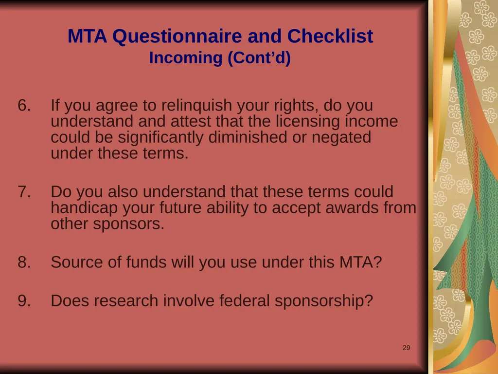 1 Yours? Mine? Ours? Research Collaborations and - slide 29 of 50