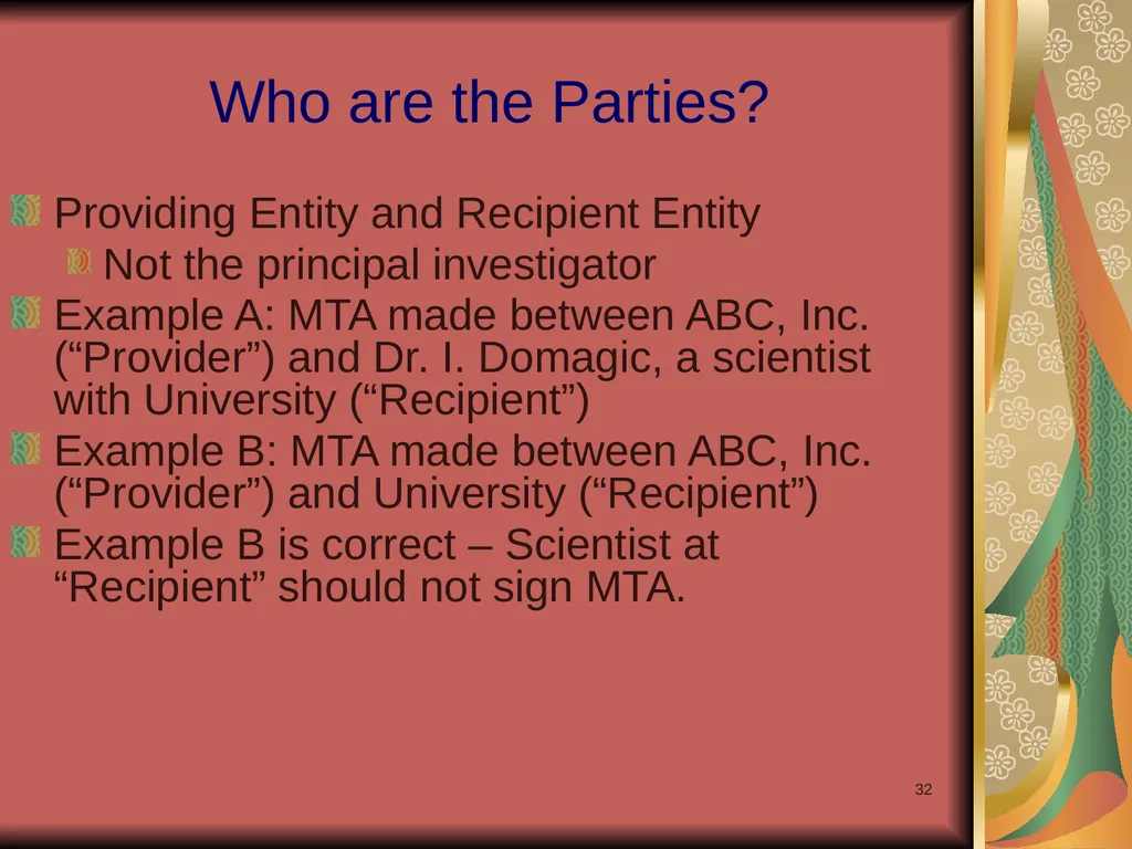 1 Yours? Mine? Ours? Research Collaborations and - slide 32 of 50