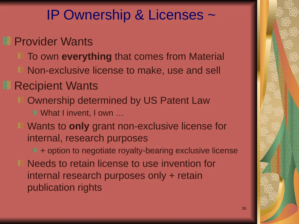 1 Yours? Mine? Ours? Research Collaborations and - slide 38 of 50