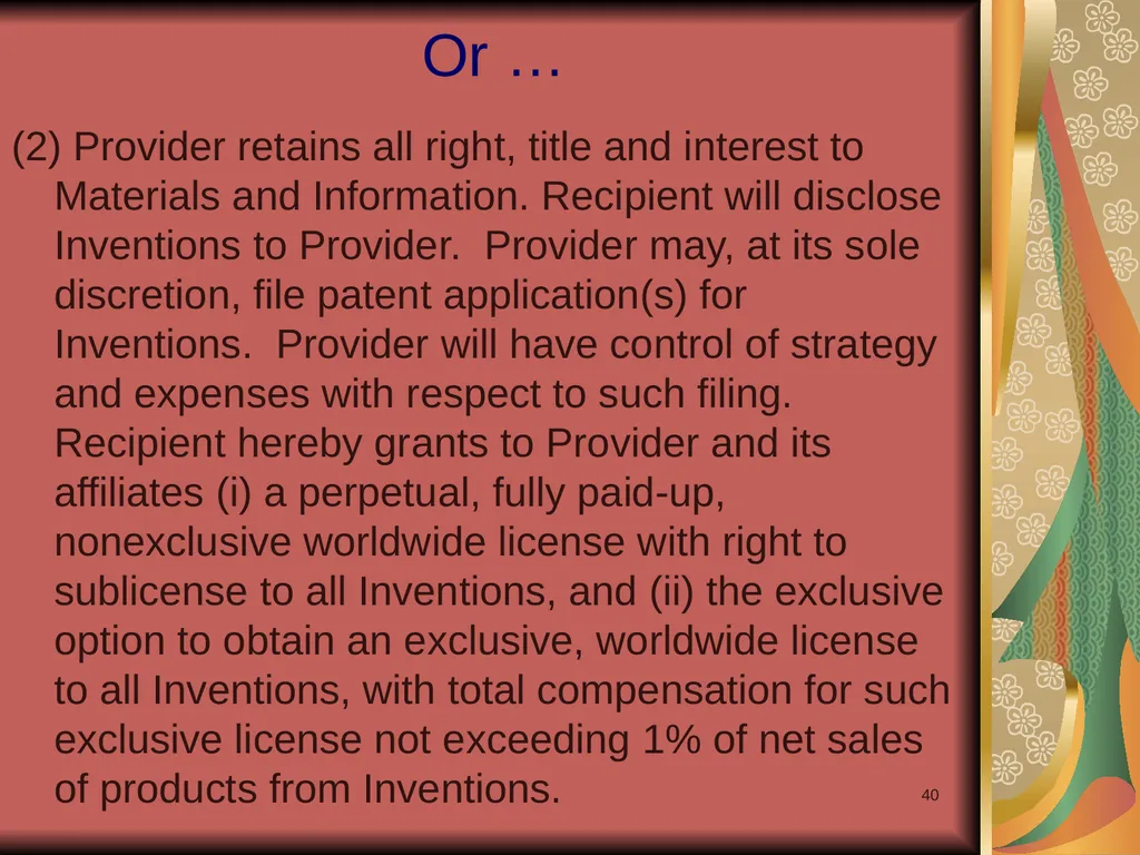 1 Yours? Mine? Ours? Research Collaborations and - slide 40 of 50