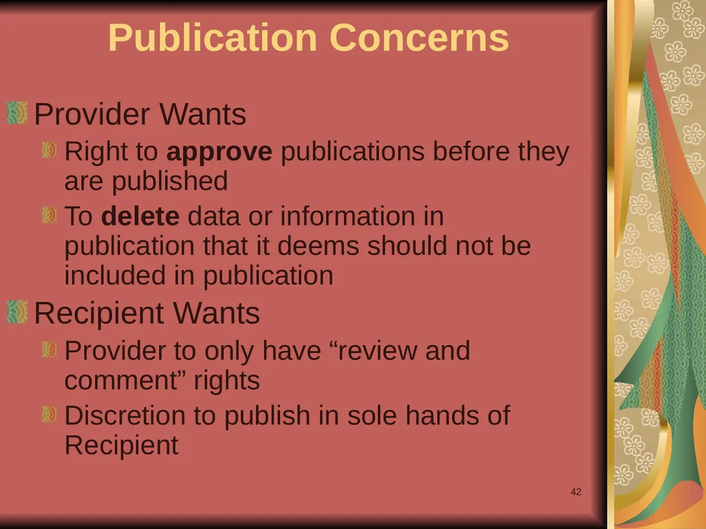 1 Yours? Mine? Ours? Research Collaborations and - slide 42 of 50