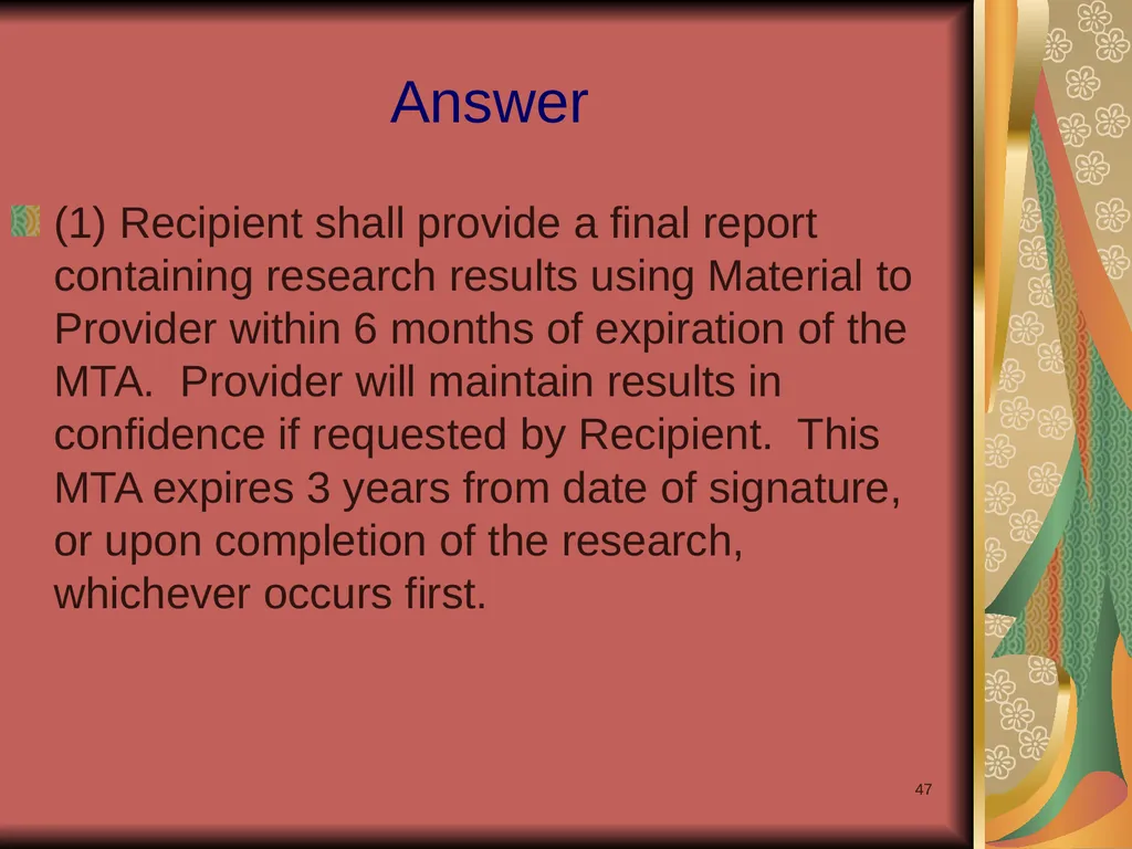 1 Yours? Mine? Ours? Research Collaborations and - slide 47 of 50