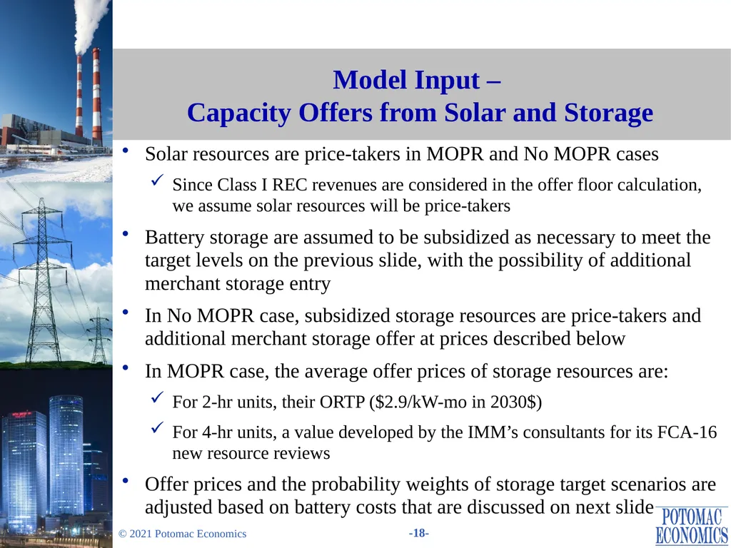 Evaluation of Changes in the Minimum Offer Price - slide 18 of 38