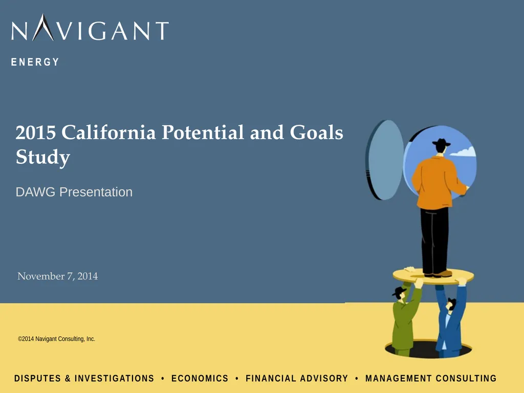 November 7, 2014 2015 California Potential and - slide 1 of 30