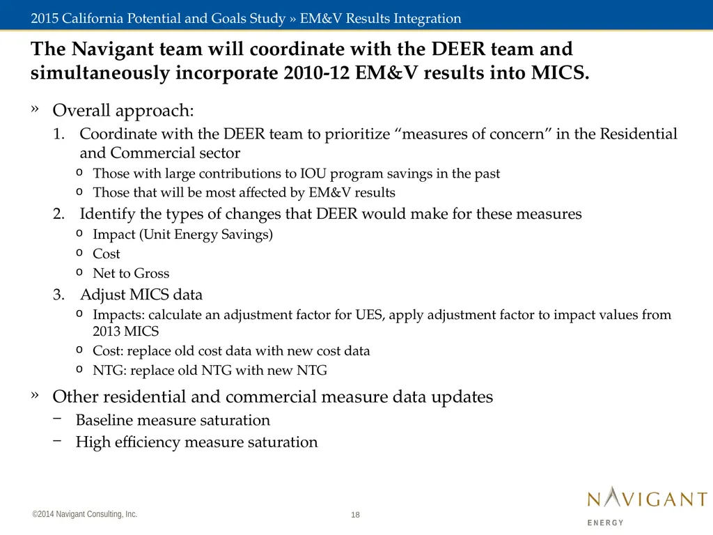 November 7, 2014 2015 California Potential and - slide 18 of 30
