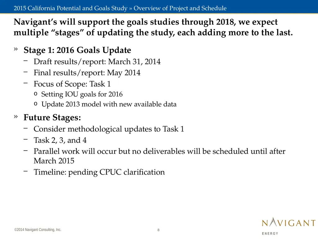 November 7, 2014 2015 California Potential and - slide 8 of 30