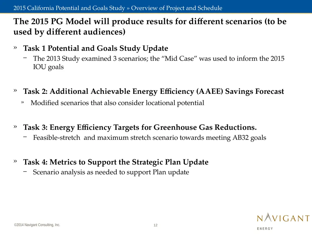 November 7, 2014 2015 California Potential and - slide 12 of 30