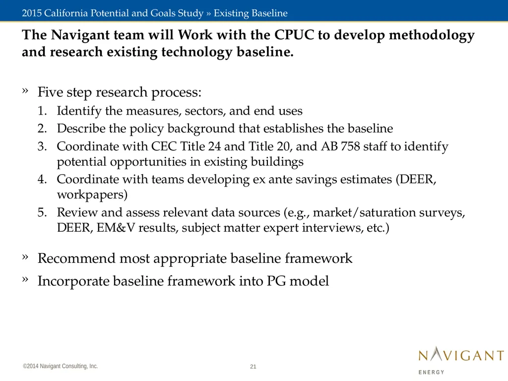 November 7, 2014 2015 California Potential and - slide 21 of 30
