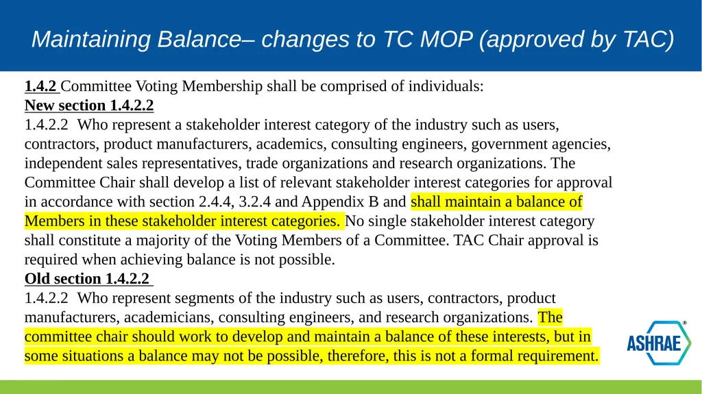 TAC Chairs Breakfast Training Section Breakout - slide 8 of 17
