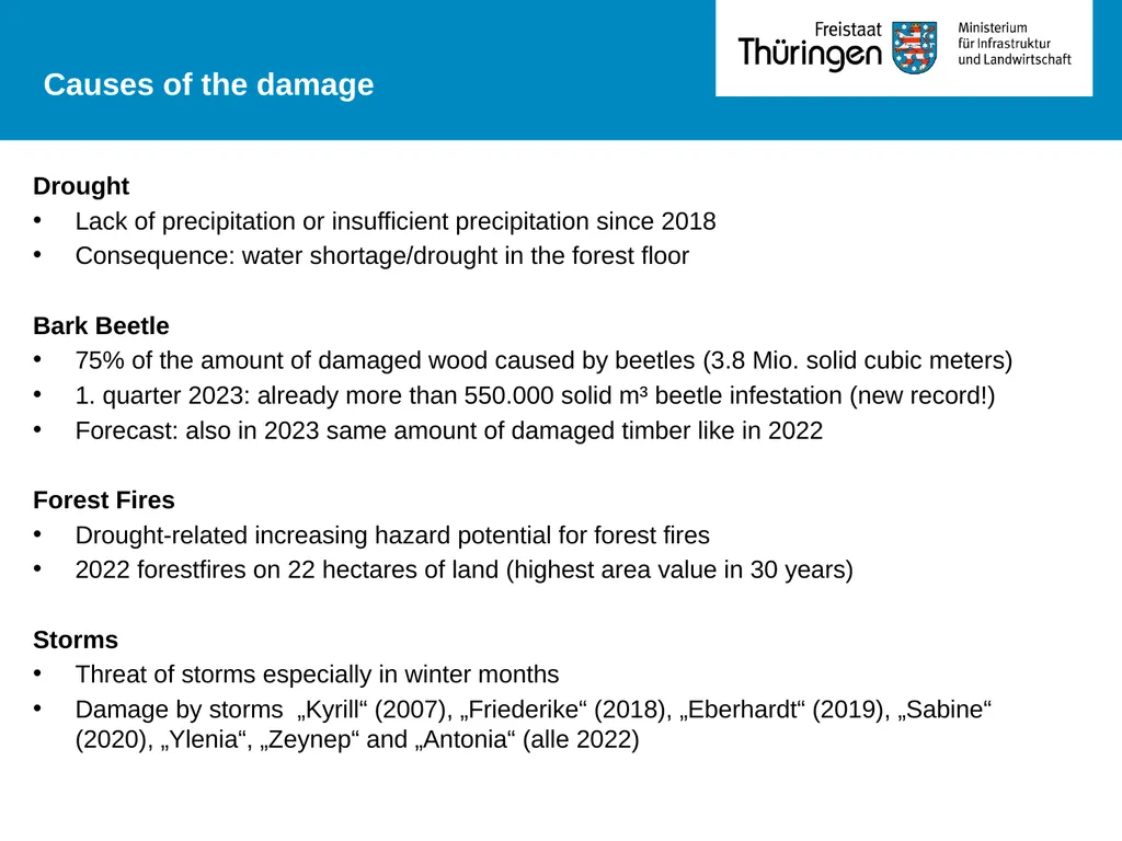 „Forest action plan 2030 ff“ Thuringia´s - slide 5 of 8