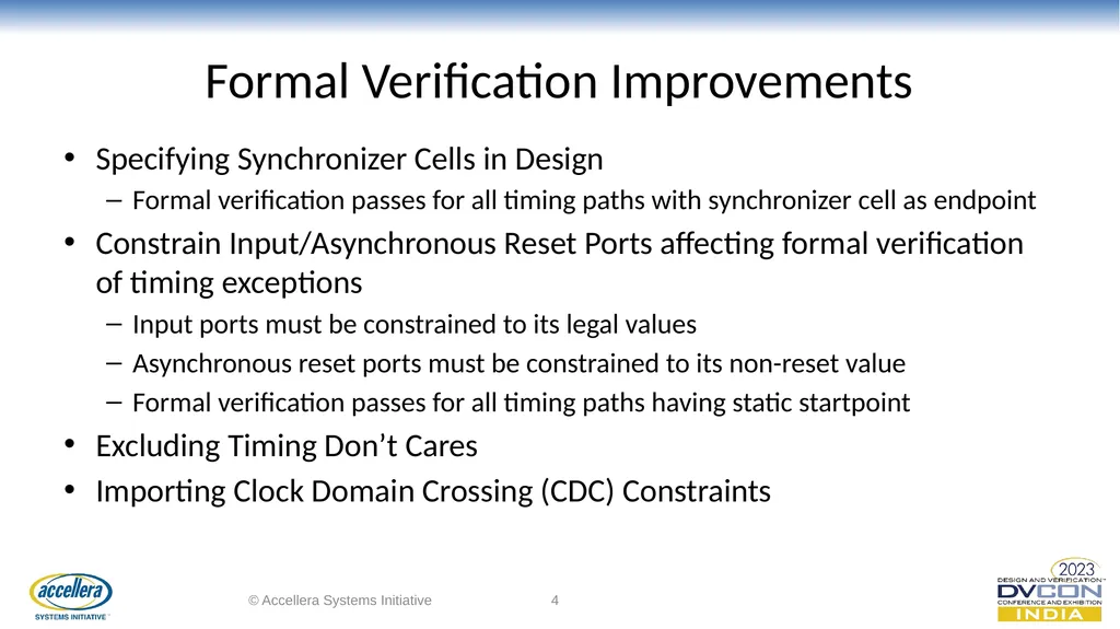 A Faster and Efficient Timing Constraint - slide 4 of 12