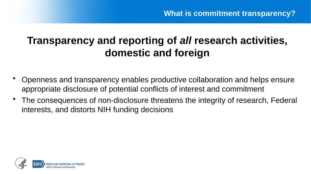 Financial Conflict of Interest (FCOI) and Other - slide 3 of 36