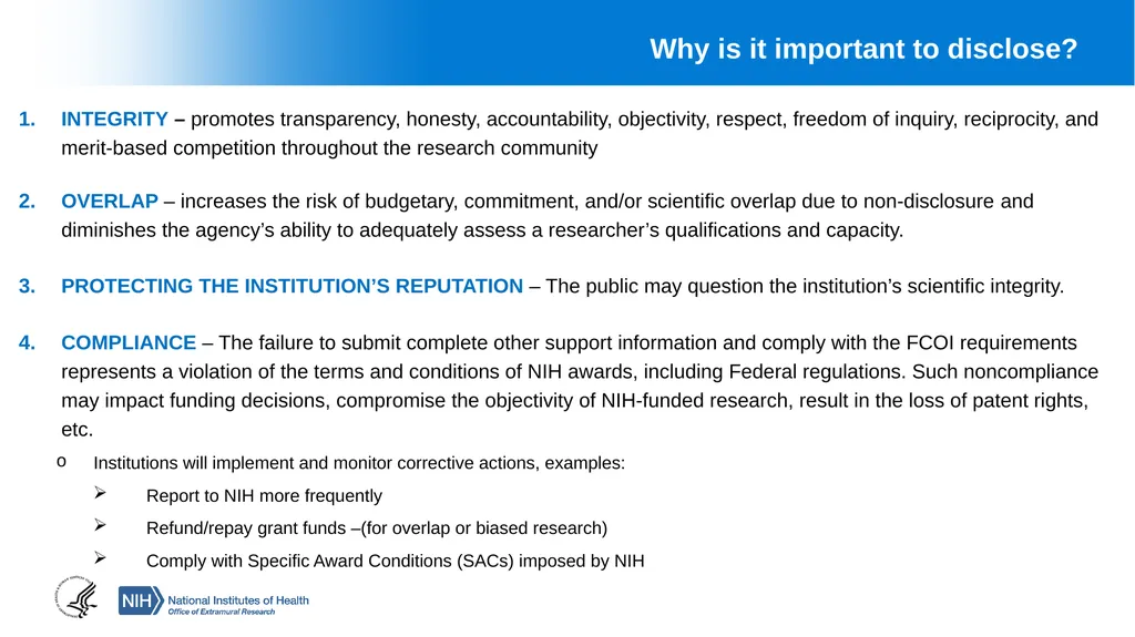 Financial Conflict of Interest (FCOI) and Other - slide 23 of 36