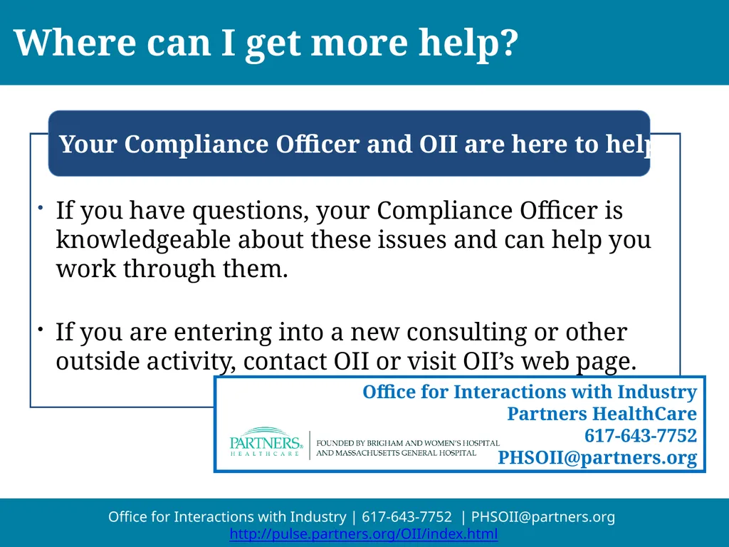 An Introduction to Partners Policies on - slide 17 of 18