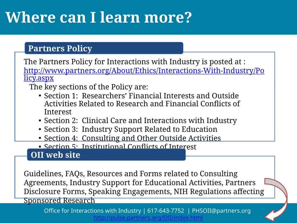 An Introduction to Partners Policies on - slide 16 of 18