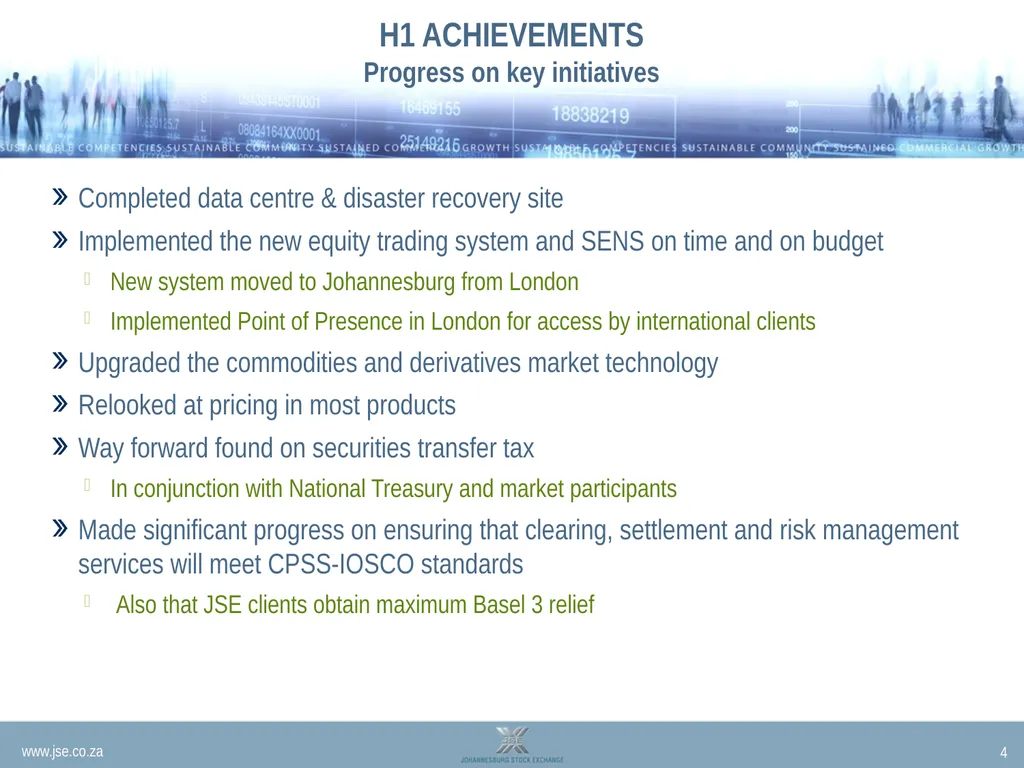 INTERIM RESULTS PRESENTATION 2012 Nicky - slide 4 of 19