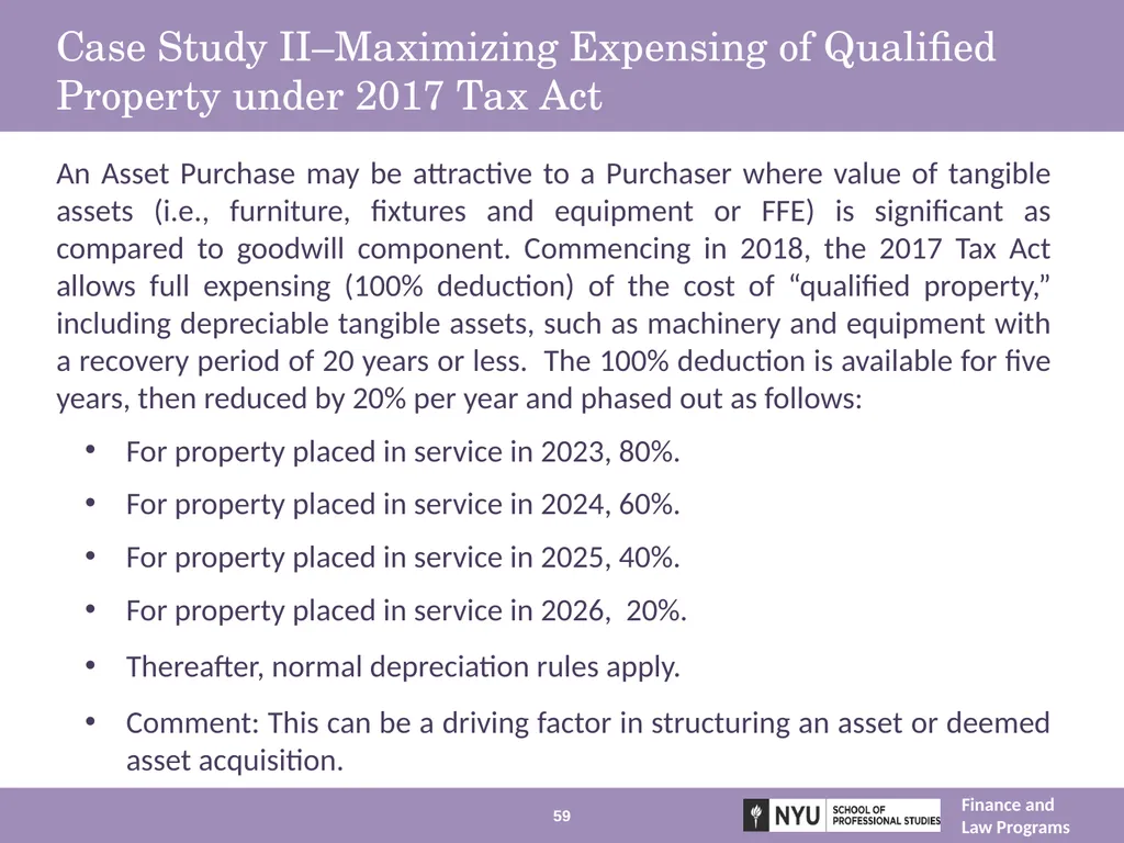 Structuring Mergers, Acquisitions, and Private - slide 59 of 95