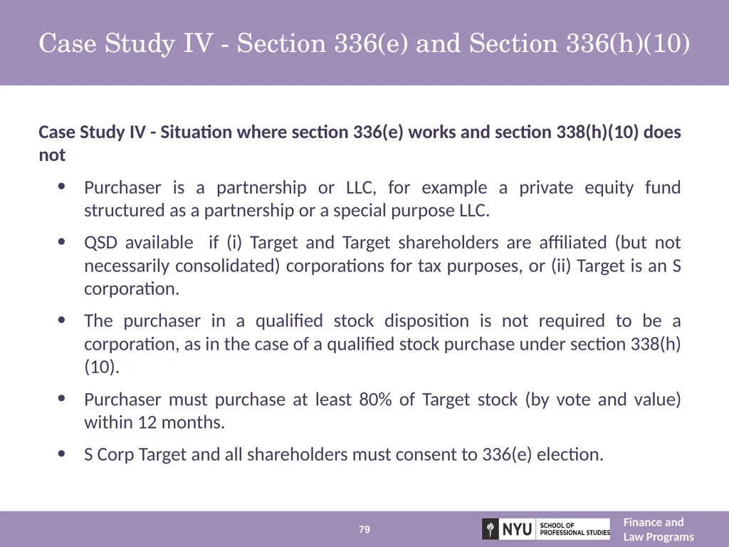 Structuring Mergers, Acquisitions, and Private - slide 79 of 95