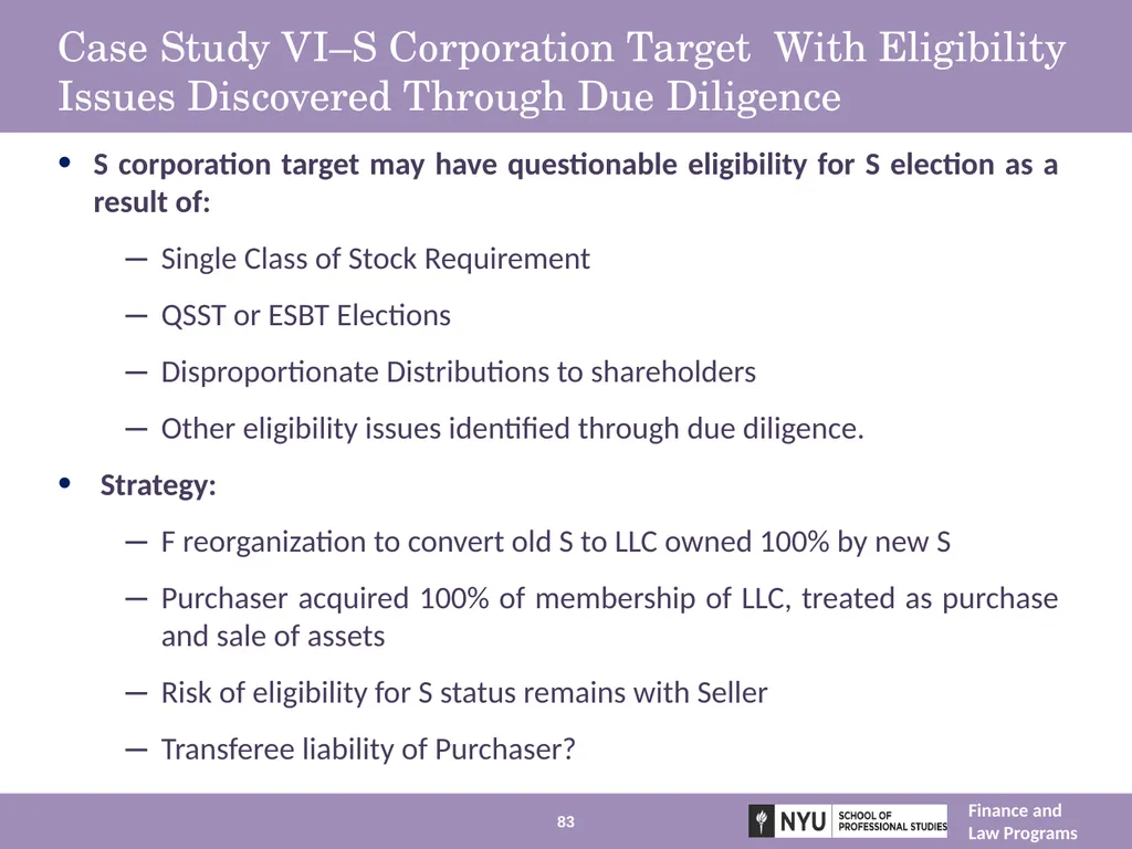 Structuring Mergers, Acquisitions, and Private - slide 83 of 95
