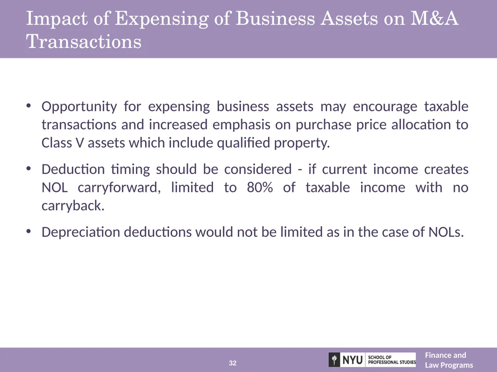 Structuring Mergers, Acquisitions, and Private - slide 32 of 95