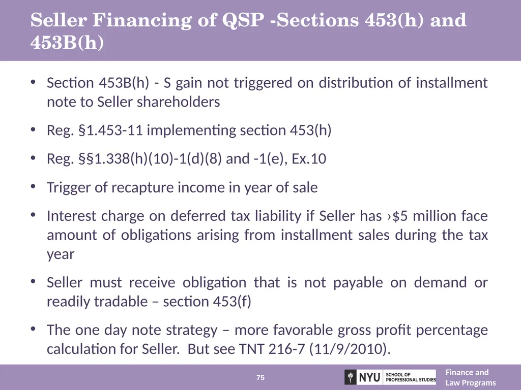 Structuring Mergers, Acquisitions, and Private - slide 75 of 95