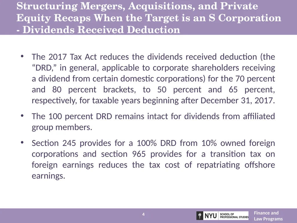 Structuring Mergers, Acquisitions, and Private - slide 4 of 95
