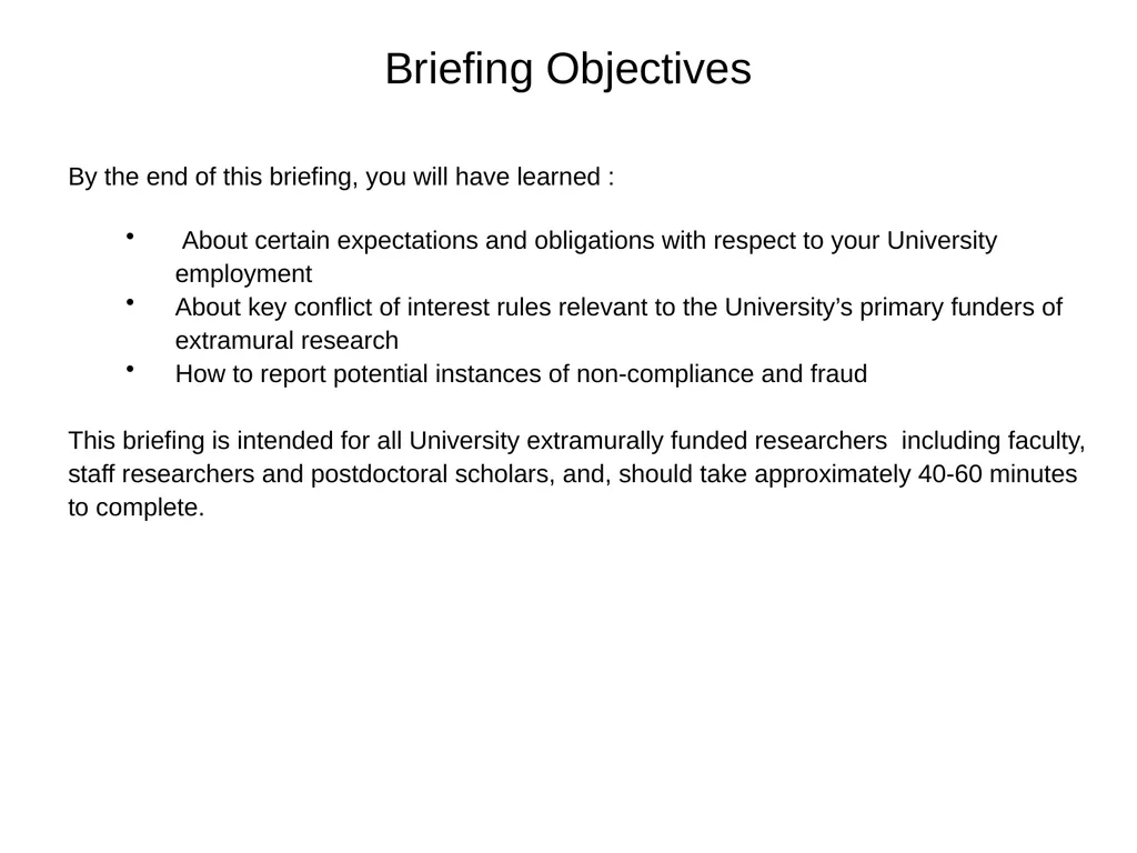 University of California Compliance & Conflict of - slide 4 of 46
