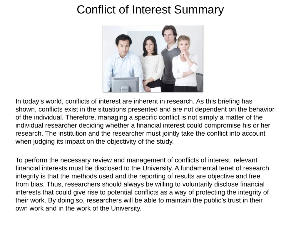 University of California Compliance & Conflict of - slide 39 of 46