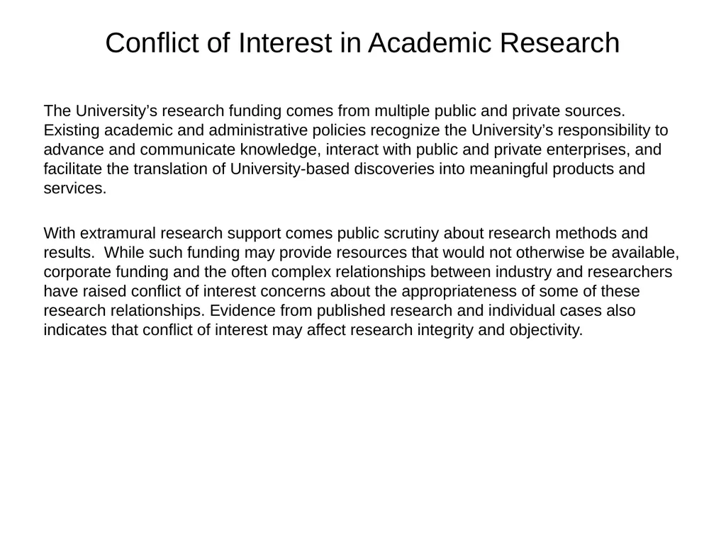 University of California Compliance & Conflict of - slide 8 of 46