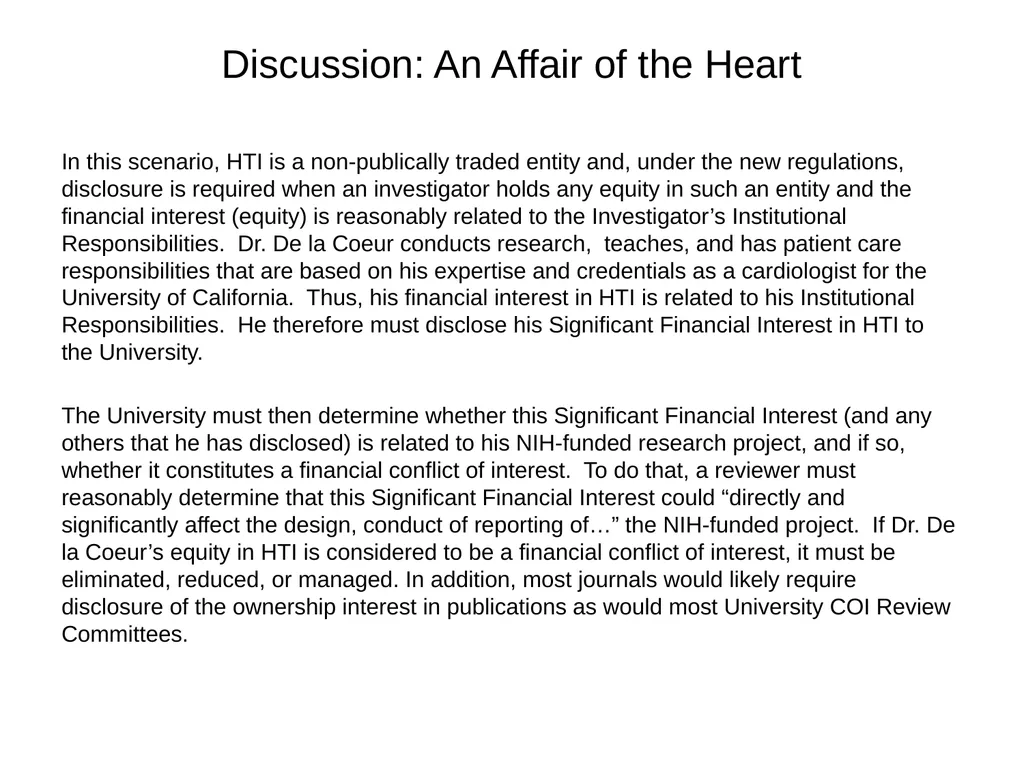 University of California Compliance & Conflict of - slide 33 of 46