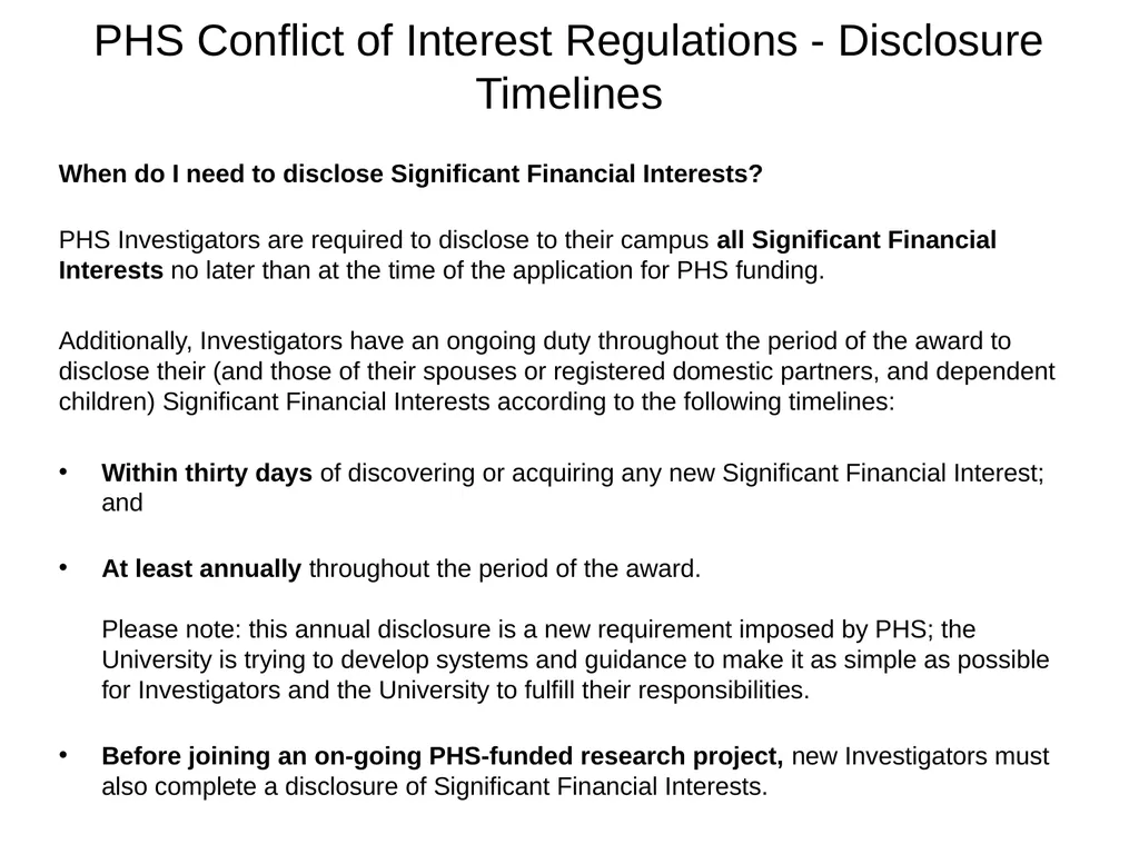 University of California Compliance & Conflict of - slide 27 of 46
