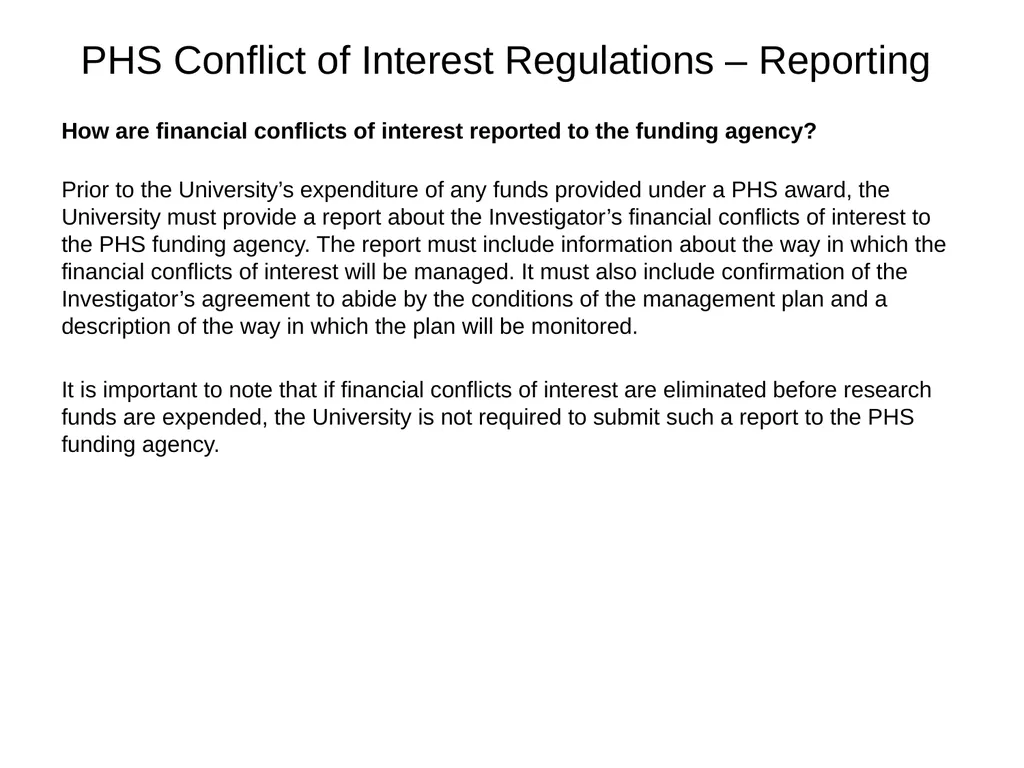 University of California Compliance & Conflict of - slide 29 of 46
