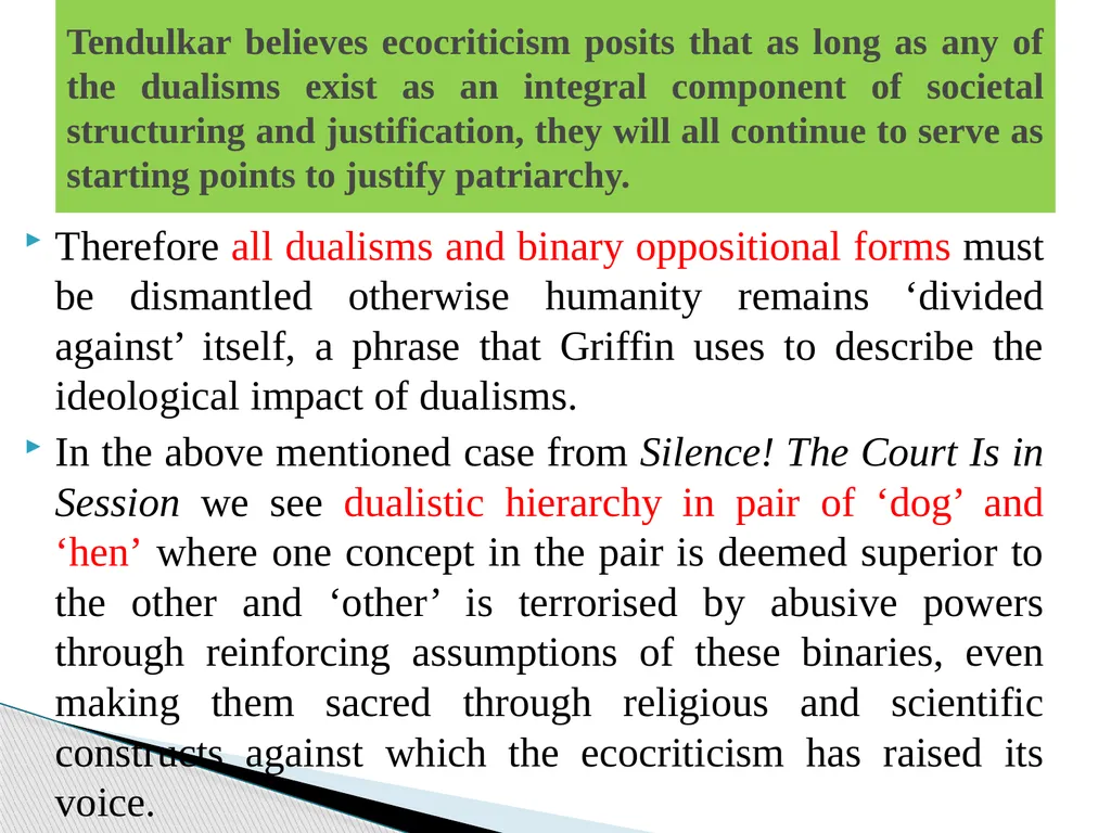 Can Literature save ‘Nature’? An Eco-critical - slide 10 of 11