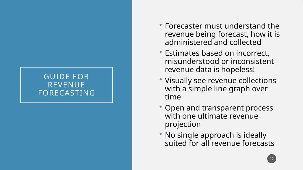 The Basics in Financial Forecasting-Short or Long - slide 12 of 43