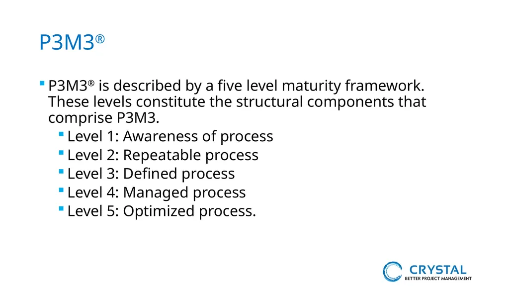 P3M3® Facilitated Self-Assessment Programme - slide 3 of 38