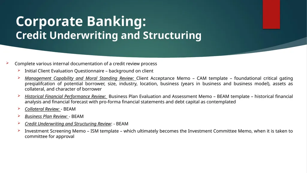 Re-Introducing Credit Basics What’s This? Credit - slide 39 of 42