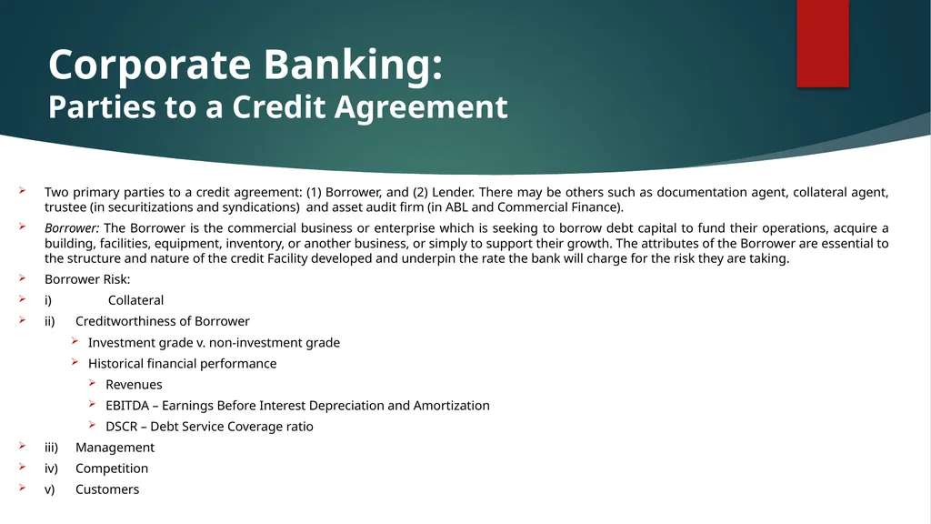 Re-Introducing Credit Basics What’s This? Credit - slide 36 of 42