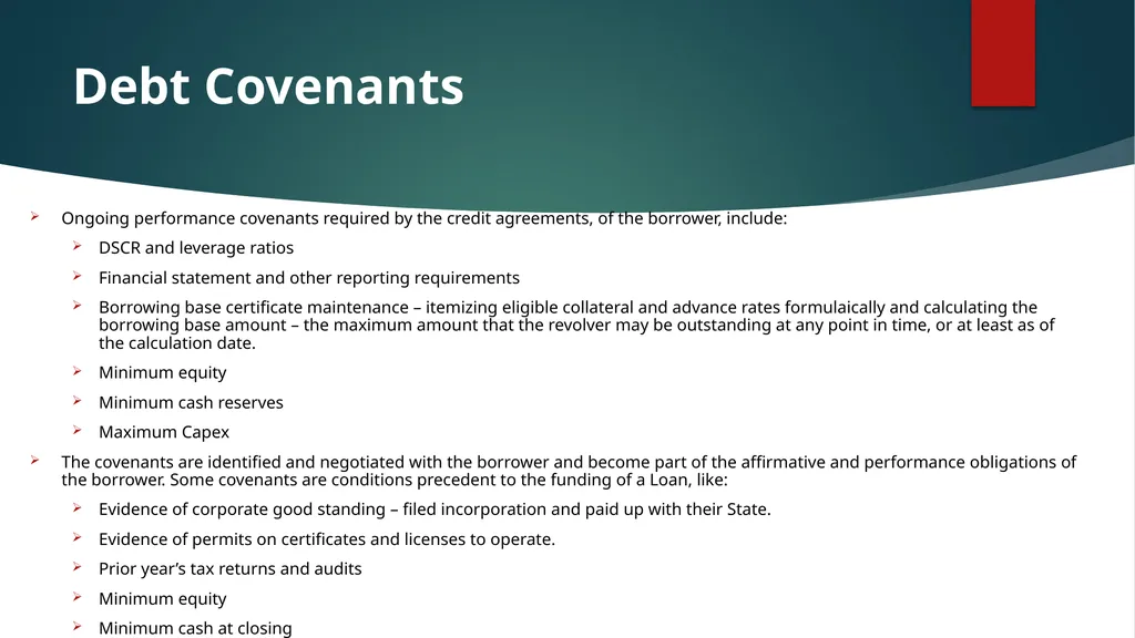 Re-Introducing Credit Basics What’s This? Credit - slide 27 of 42