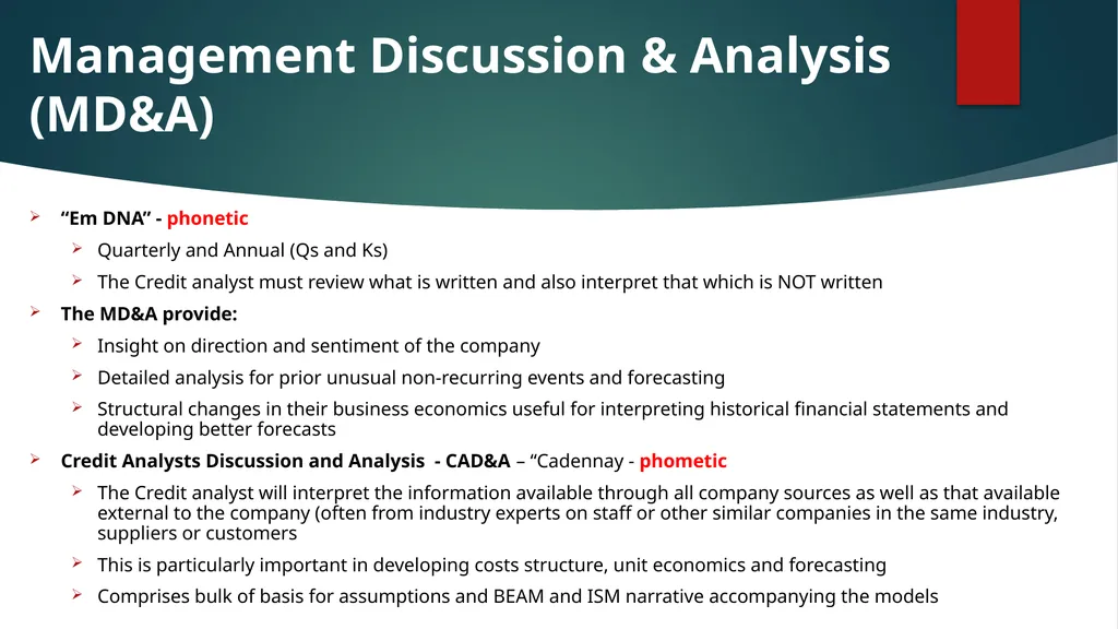 Re-Introducing Credit Basics What’s This? Credit - slide 14 of 42