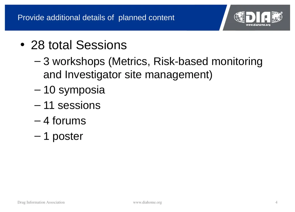 Track Update Track #: 1 Clinical Trials Track - slide 4 of 118