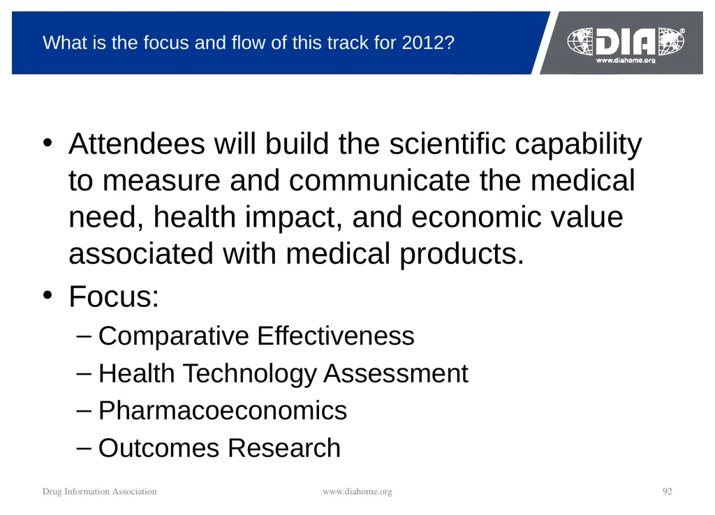 Track Update Track #: 1 Clinical Trials Track - slide 92 of 118