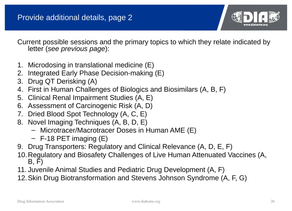 Track Update Track #: 1 Clinical Trials Track - slide 26 of 118