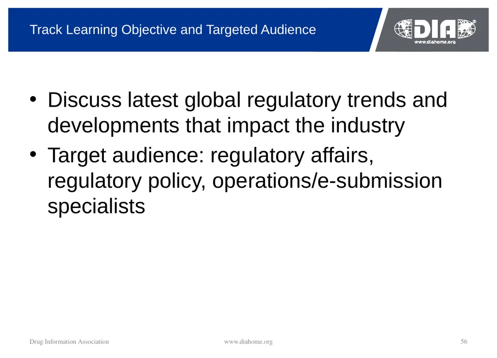 Track Update Track #: 1 Clinical Trials Track - slide 56 of 118