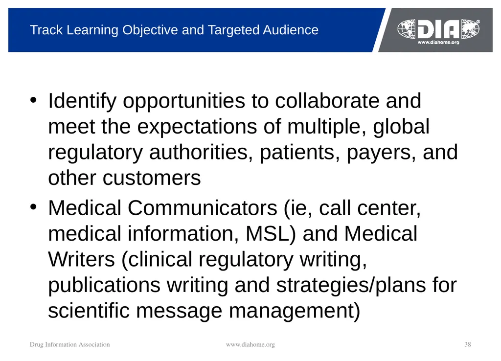Track Update Track #: 1 Clinical Trials Track - slide 38 of 118