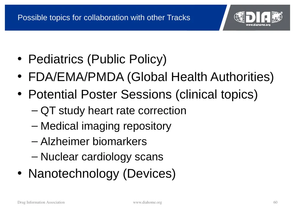 Track Update Track #: 1 Clinical Trials Track - slide 60 of 118