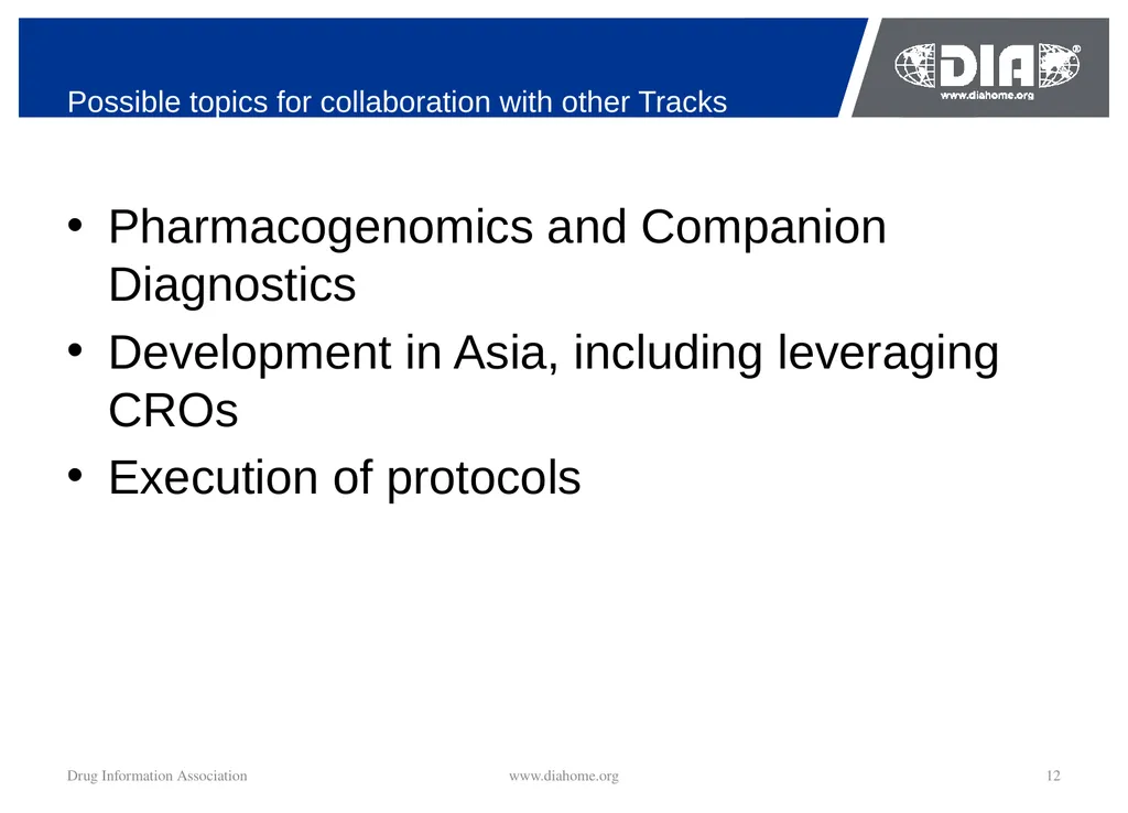 Track Update Track #: 1 Clinical Trials Track - slide 12 of 118