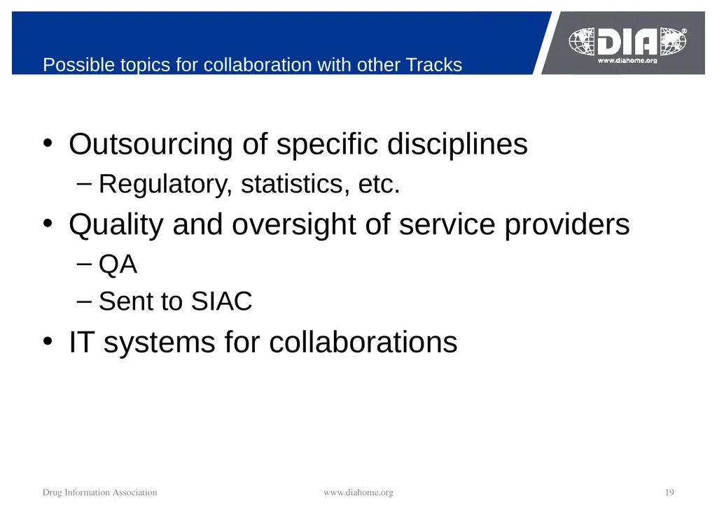 Track Update Track #: 1 Clinical Trials Track - slide 19 of 118